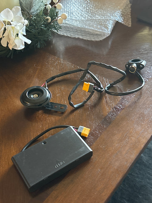 Battery powered horn all e-bikes
