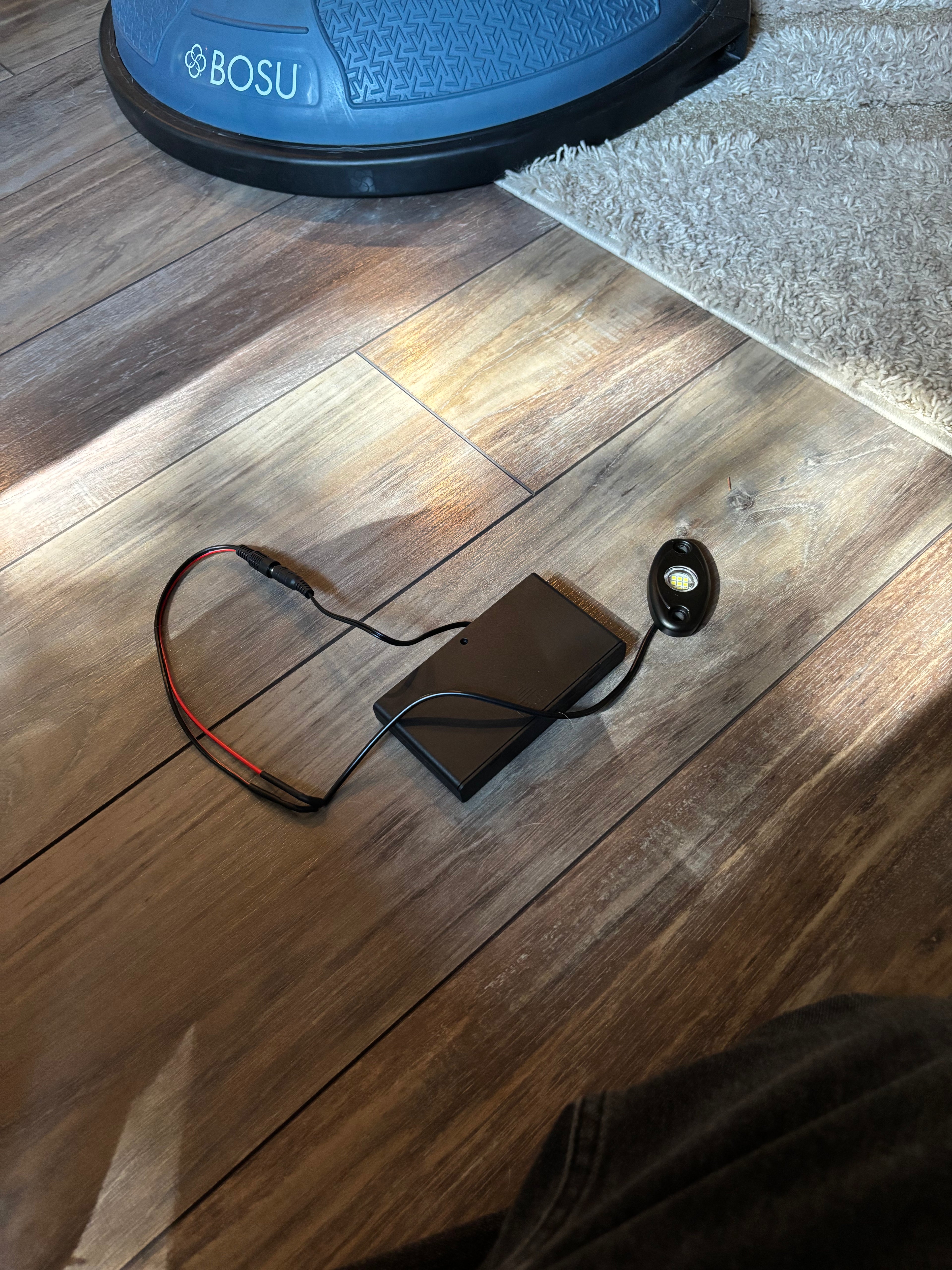 Battery powered rock light universal
