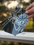 Chrome Hearts Decal Motocutz (Chrome with Sparkle Metallic)