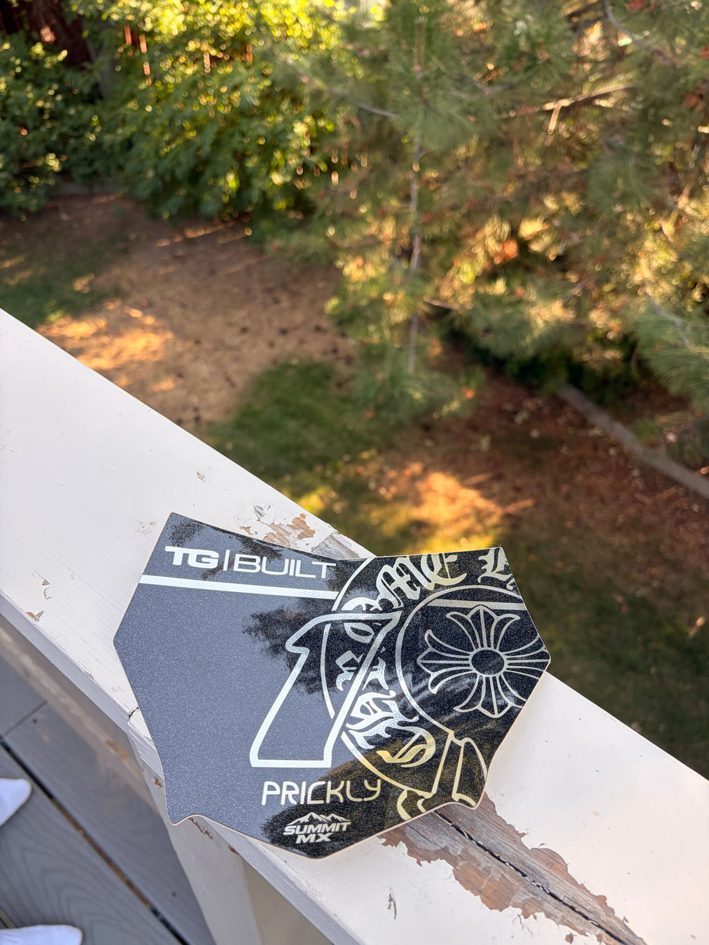 Chrome Hearts Decal Motocutz (Chrome with Sparkle Metallic)